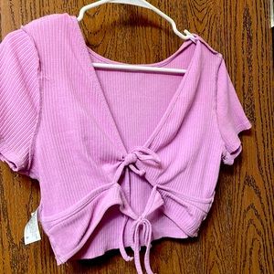 Purple/Pink Crop Top